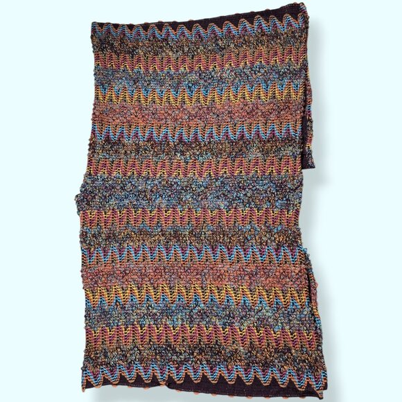 Desigual Colourful Knit Poncho - Picture 5 of 12